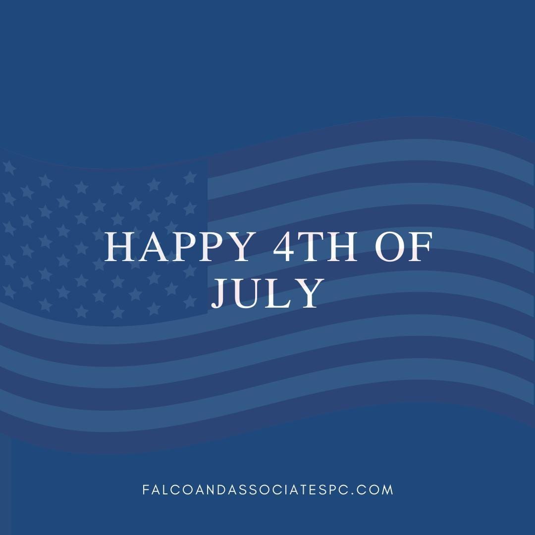 Happy 4th of July from all of us at Falco  Associates PC⠀ ⠀ As an aside Happy Birthday to our Founder Anthony S Falco