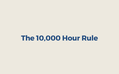 The 10,000 Hour Rule