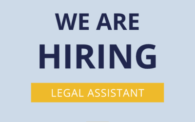 Position Opening: Legal Assistant