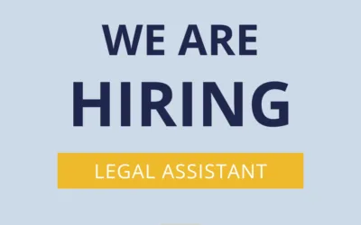 Position Opening: Legal Assistant