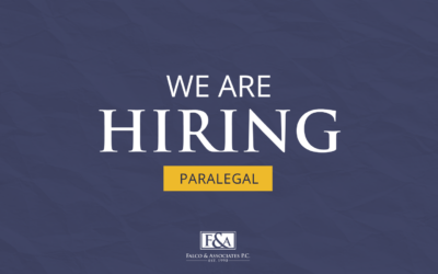 Falco and Associates P.C. is Hiring a Paralegal: May 2026
